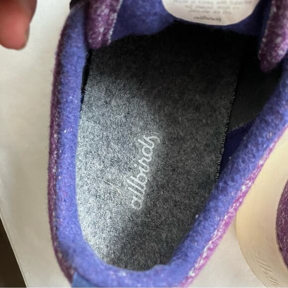 Allbirds running shoes womens 7 Wool runners purple exercise gym running - Picture 6 of 7